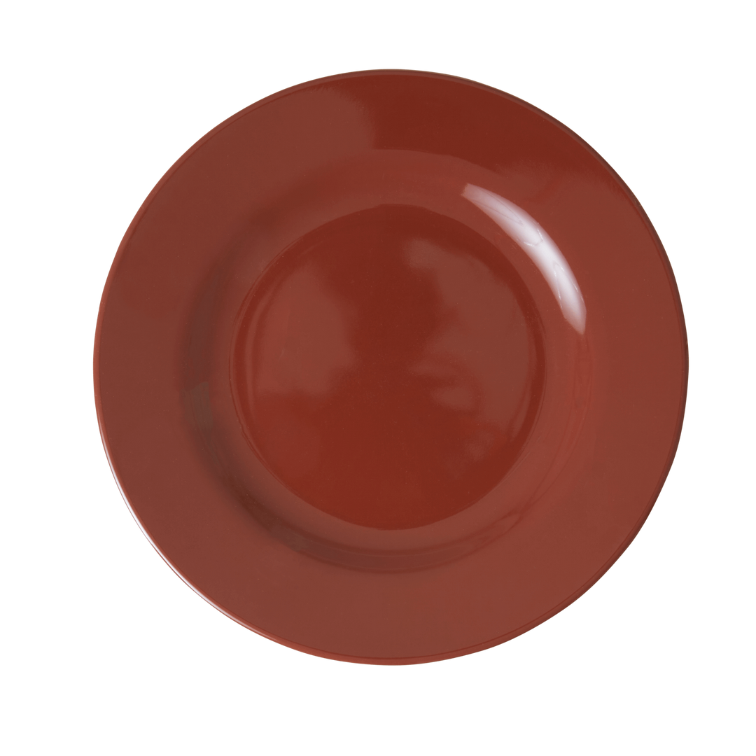 Melamine Lunch Plate | Brown - Rice By Rice