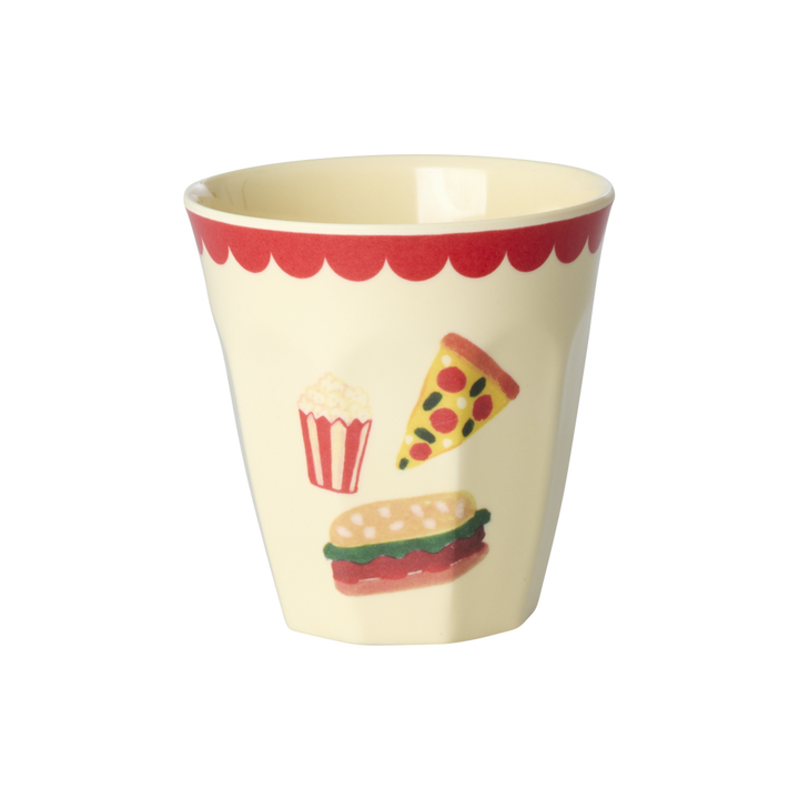 Melamine Kids Cups in Fun Fair Mint Prints - Small - 6 pcs. in Gift Box - - Rice By Rice