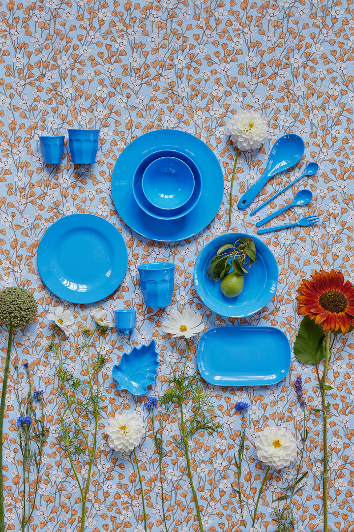 Melamine Lunch Plate | Sky Blue - Rice By Rice