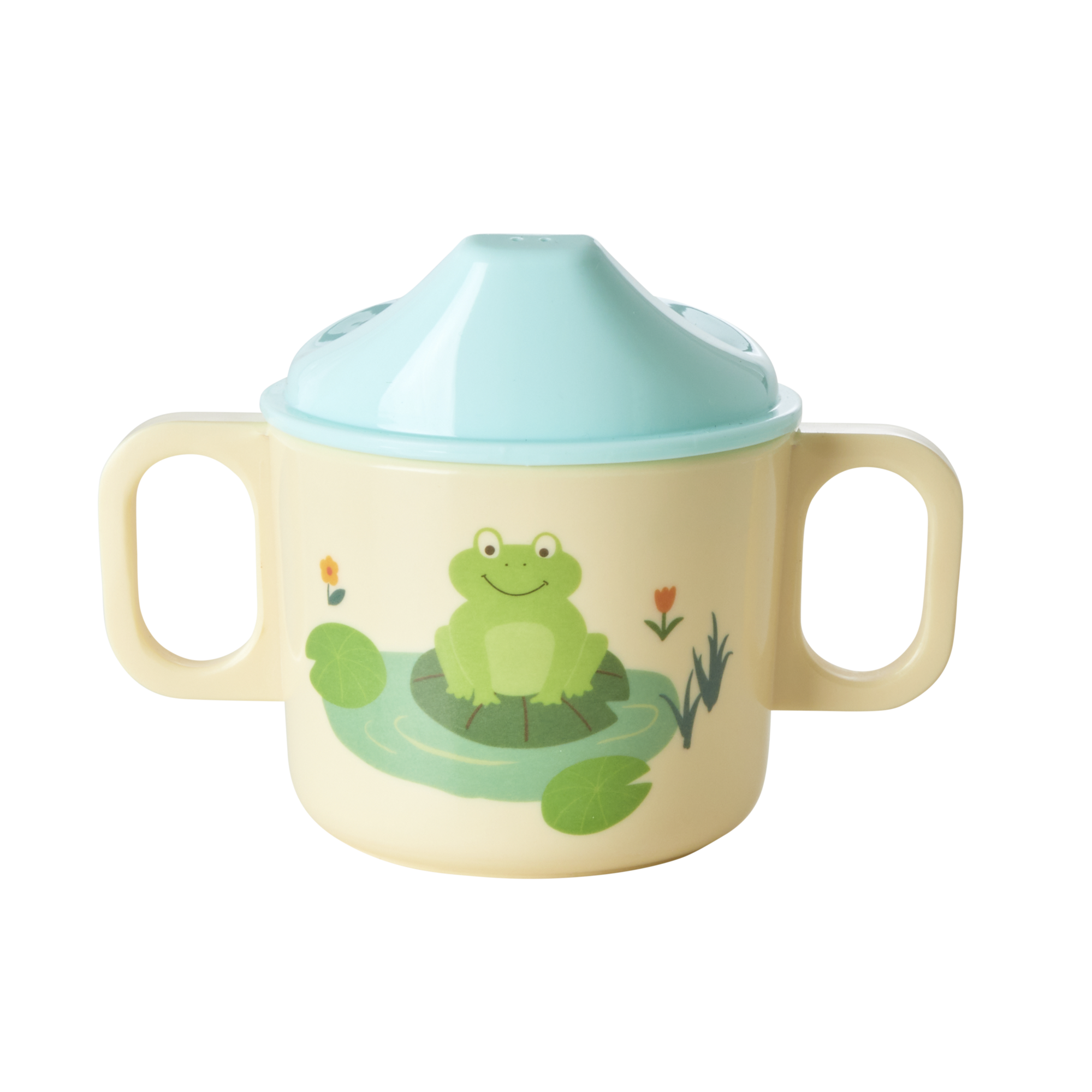 Melamine 2 Handle Baby Cup  Frog Print – Rice By Rice