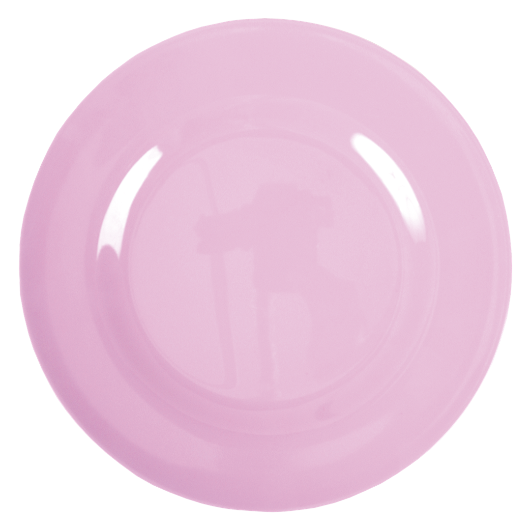 Melamine Round Dinner Plate | Dark Pink - Rice By Rice