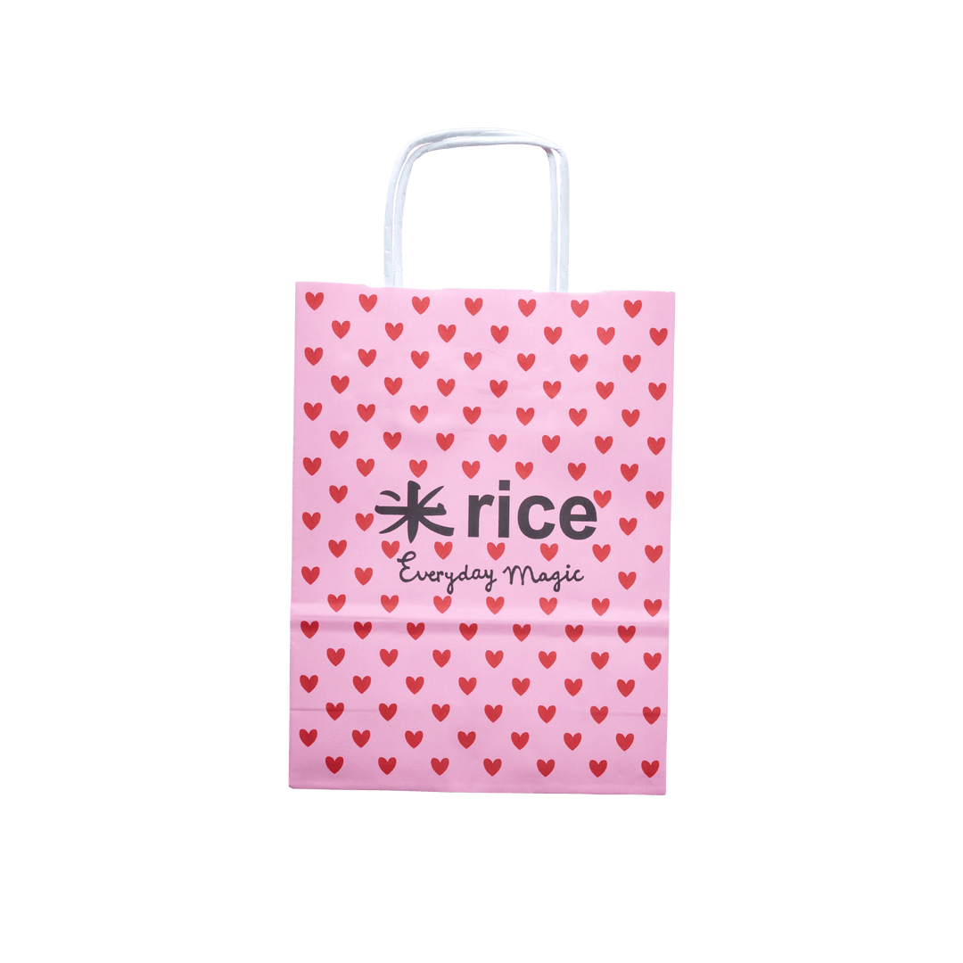 Small Paper Giftbag - Pink - Rice By Rice