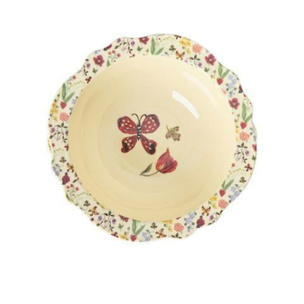 Melamine Vintage Bowl with Nathalie Lété Print - Small - 8.45 oz - Rice By Rice