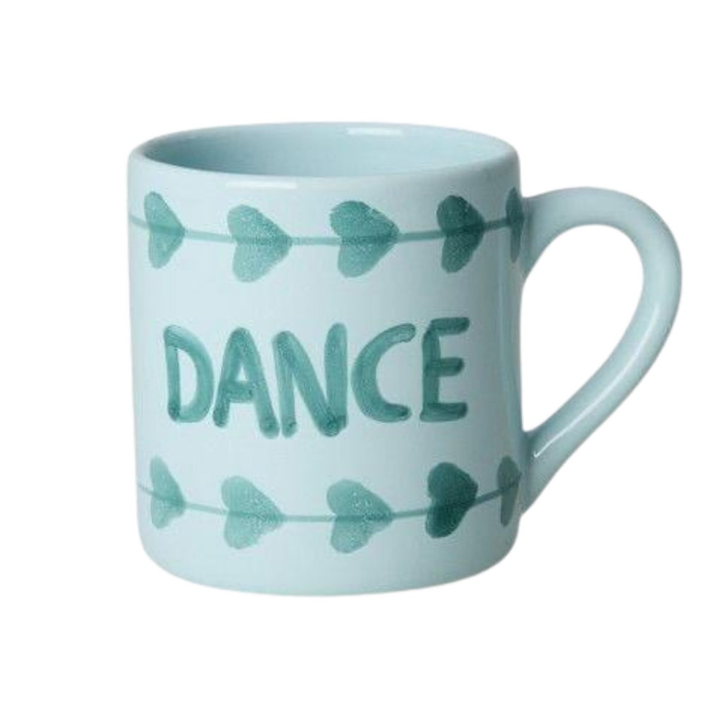 Ceramic Mug with Hand-painted DANCE - Rice By Rice