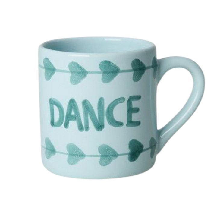 Ceramic Mug with Hand-painted DANCE - Rice By Rice