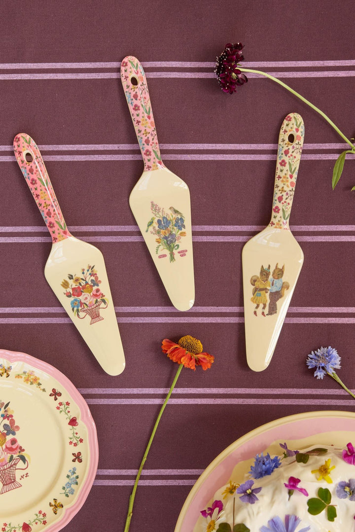 Melamine Cake Server with Nathalie Lété Print