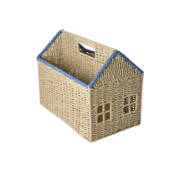 House Book Storage - Blue - Rice By Rice