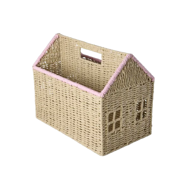 House Book Storage - Blue - Rice By Rice