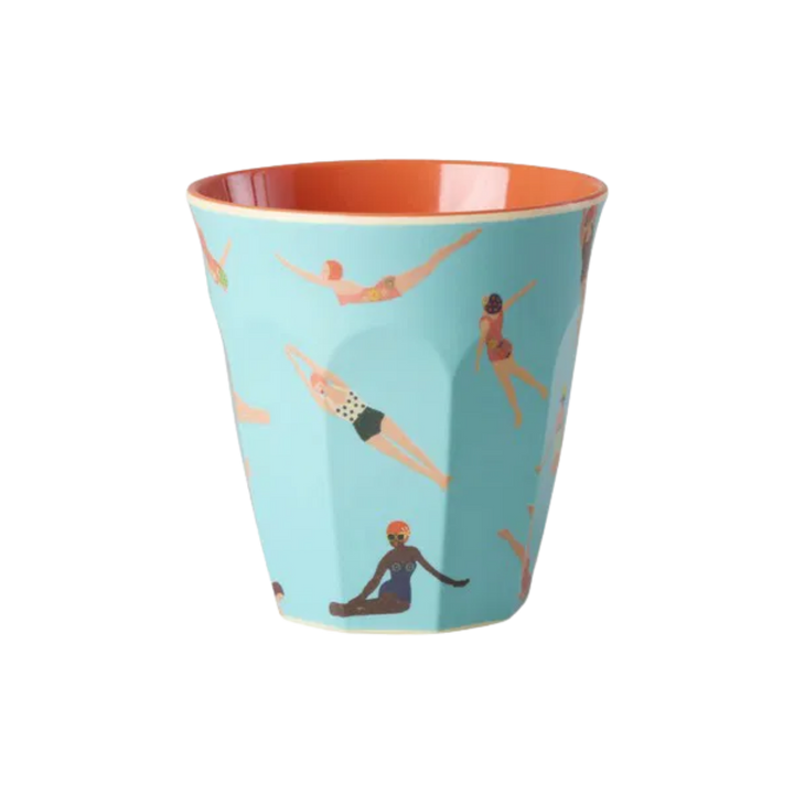 Melamine Cups with Glory Days Prints – Medium – 6 Pack – 8.5 fl oz - Rice By Rice