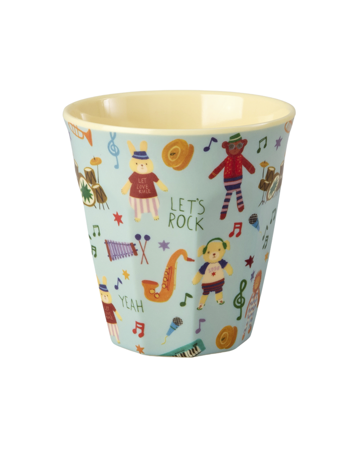 Medium Kids Cup - Blue - Music Band - Rice By Rice