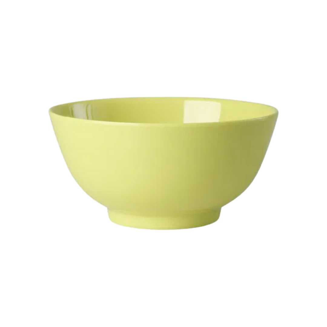 Melamine Medium Bowl in Asst. Glory Days Colors – 6 Pack – 23.7 fl oz - Rice By Rice