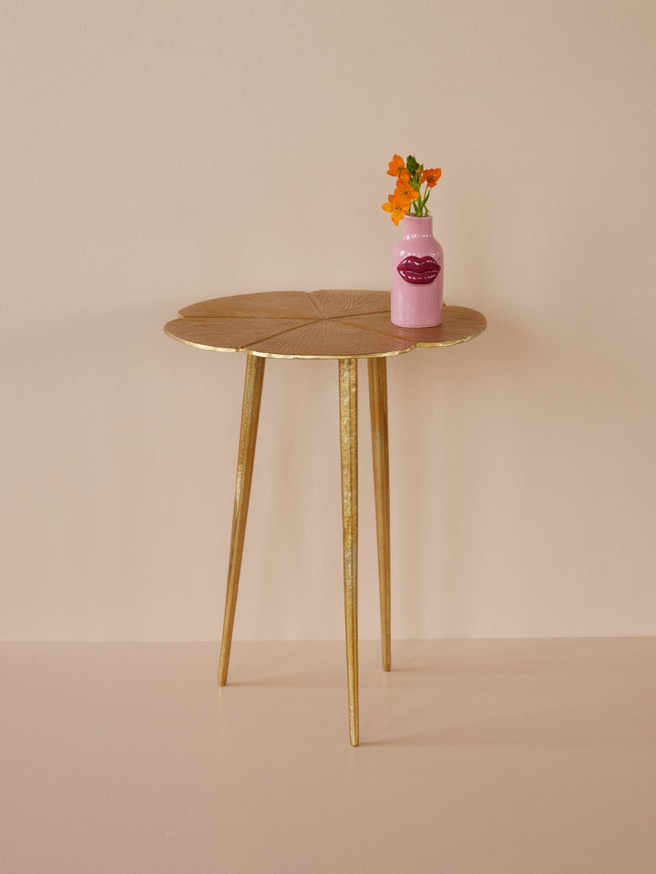 Clover Table - Gold - Rice By Rice