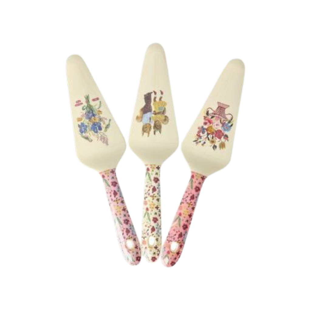 Melamine Cake Server with Nathalie Lété Print - Rice By Rice