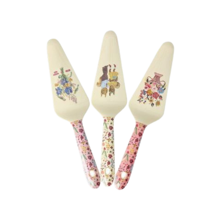 Melamine Cake Server with Nathalie Lété Print - Rice By Rice