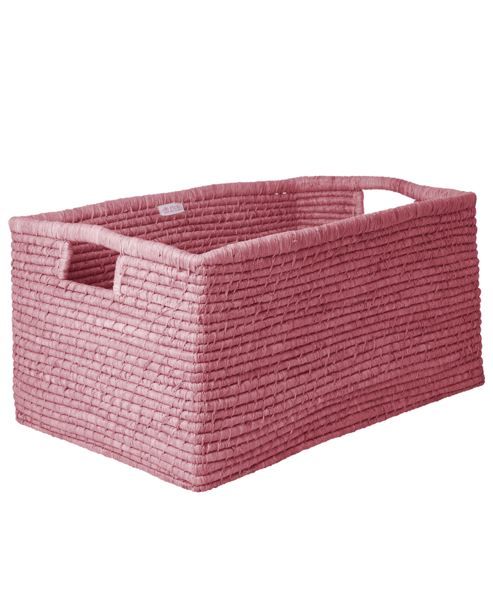 Raffia Rectangular Basket - Extra Large and Long - Rice By Rice