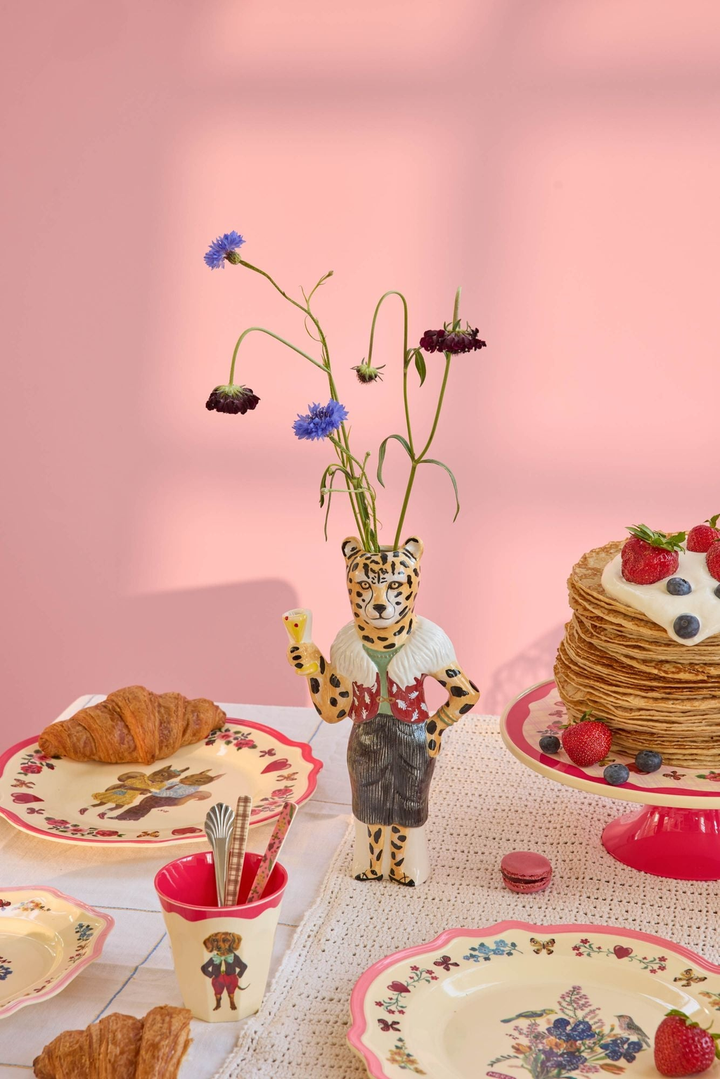 Ceramic Vase in Leopard Shape - Nathalie Lété - 400 ml - Rice By Rice