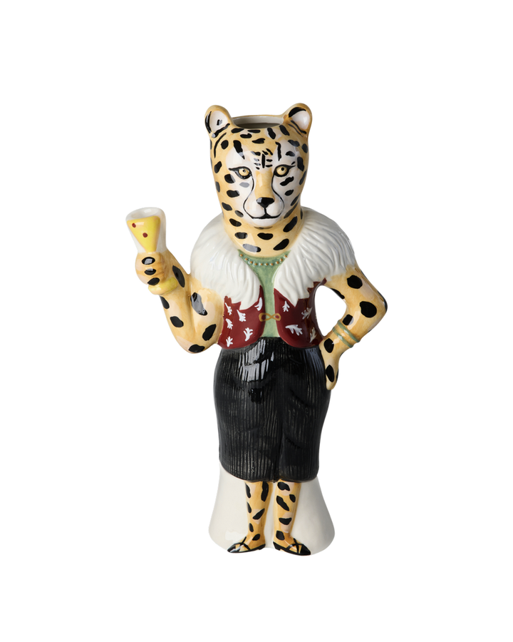 Ceramic Vase in Leopard Shape - Nathalie Lété - 400 ml - Rice By Rice