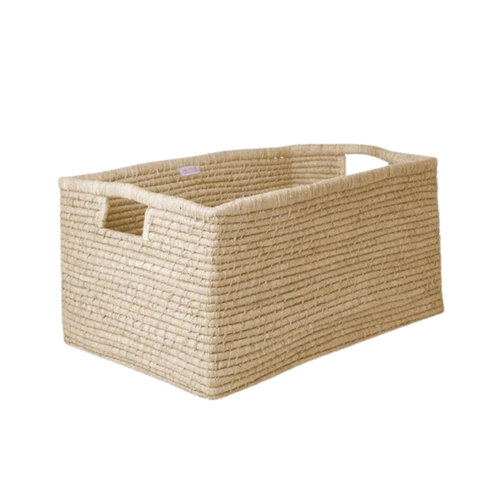 Raffia Rectangular Basket - Extra Large and Long - Rice By Rice