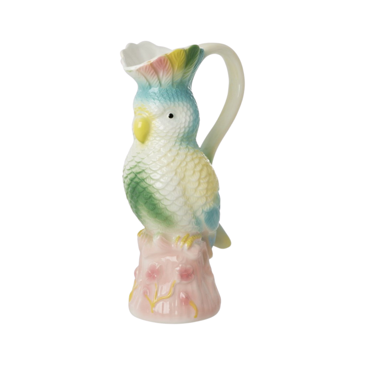 Bird Ceramic Jug - Mint - Rice By Rice