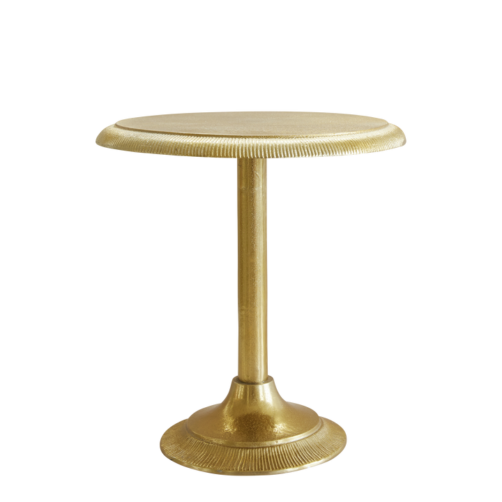 Round Aluminum Table - Gold - Rice By Rice