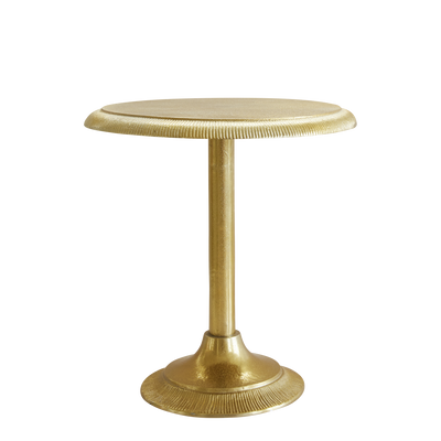 Round Aluminum Table - Gold - Rice By Rice