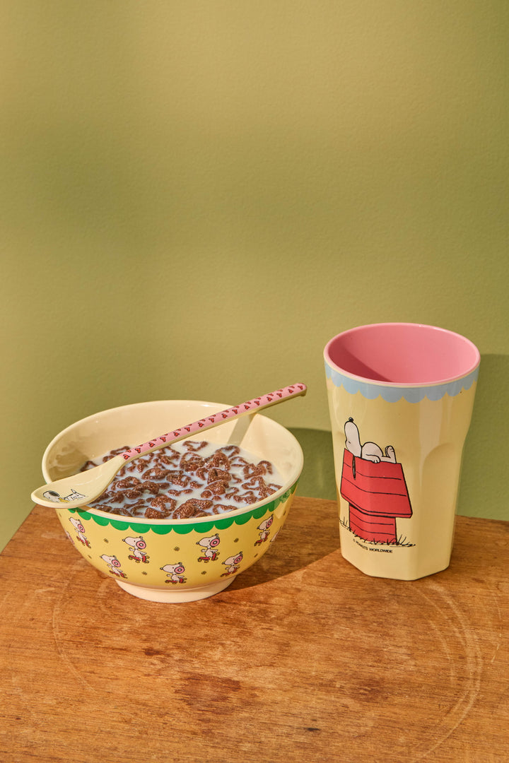 Melamine Latte Spoons - Snoopy...Set of 6 Spoons - Rice By Rice