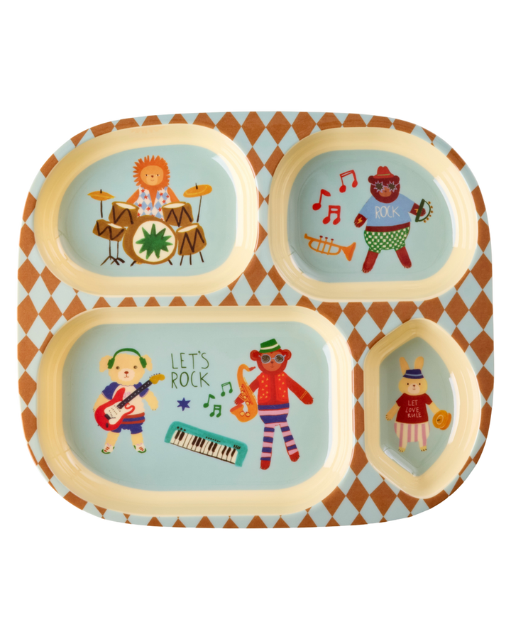Kids 4 Room Plate - Mint - Music Band
