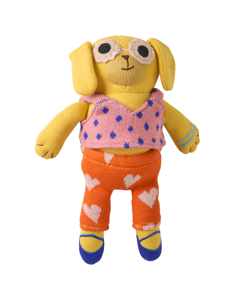 Dog Cotton Plush Toy - Multicolor - Rice By Rice