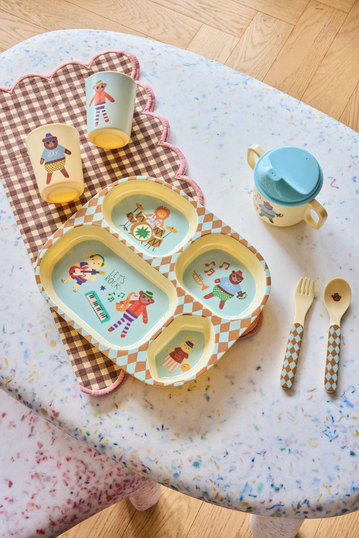 Kids 4 Room Plate - Mint - Music Band lifestyle