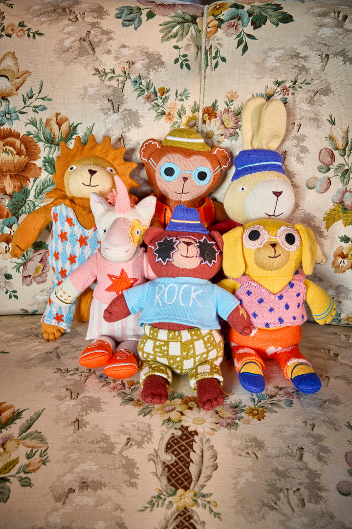 Dog Cotton Plush Toy - Multicolor - Rice By Rice