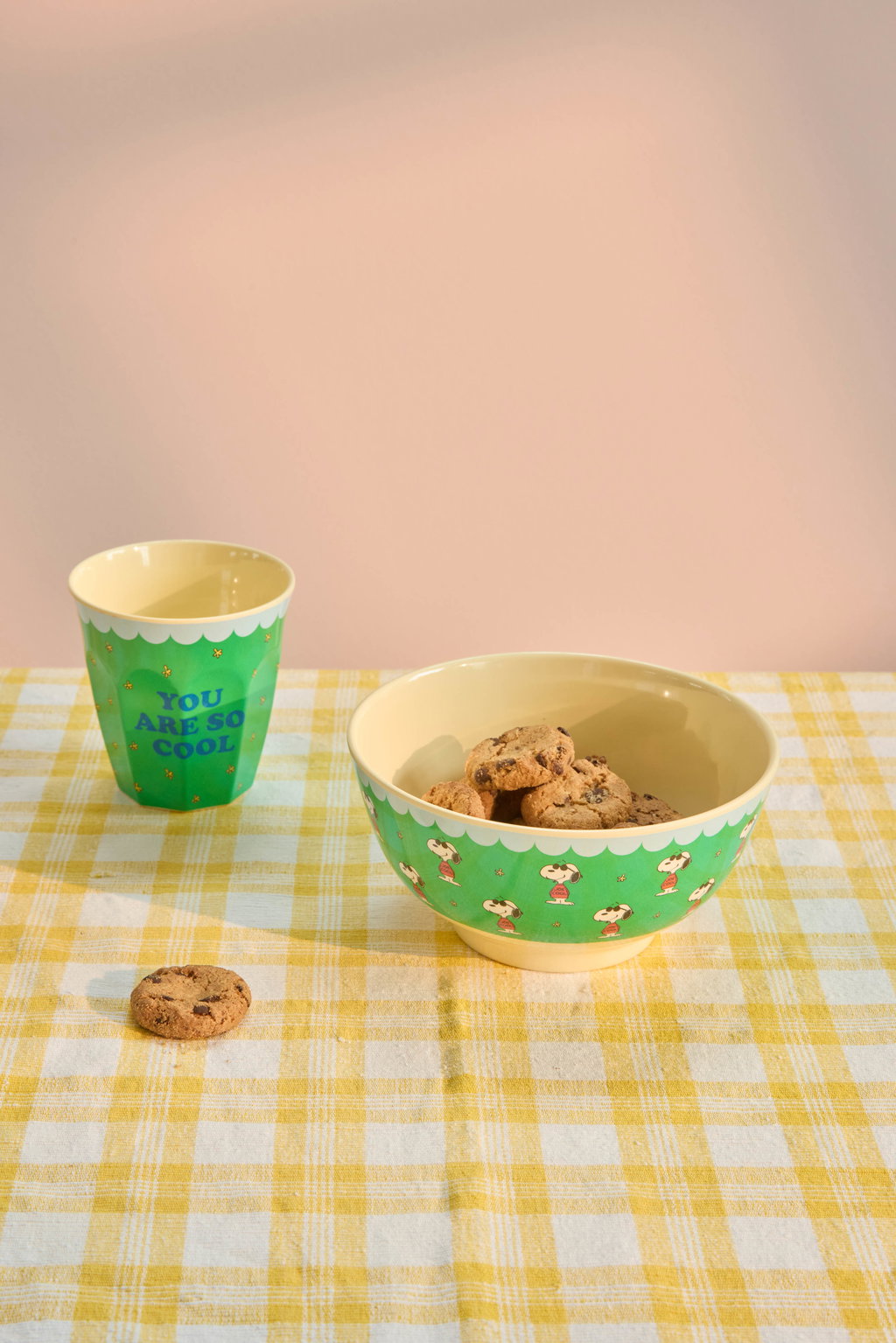 Medium Bowl - Green - Peacock Power Print | RICE USA – Rice By Rice
