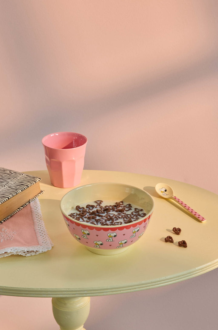 Medium Bowl - Pink- Snoopy Print - EARLY JUNE DELIVERY - Rice By Rice