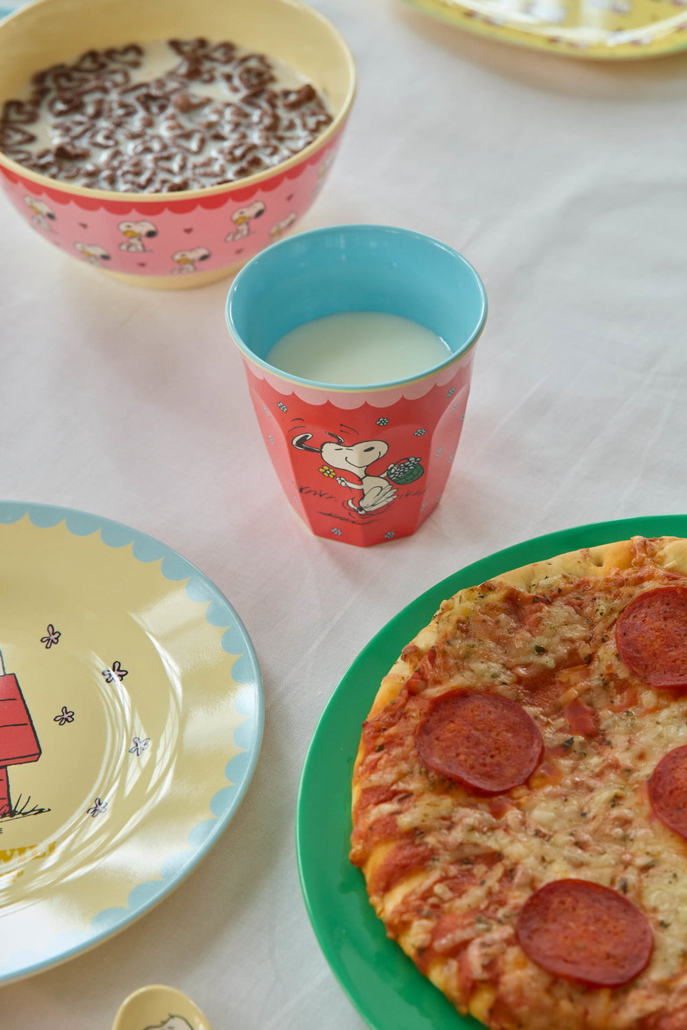 Melamine Cup with Snoopy Print - Red - 8.45 oz - EARLY JUNE DELIVERY - Rice By Rice