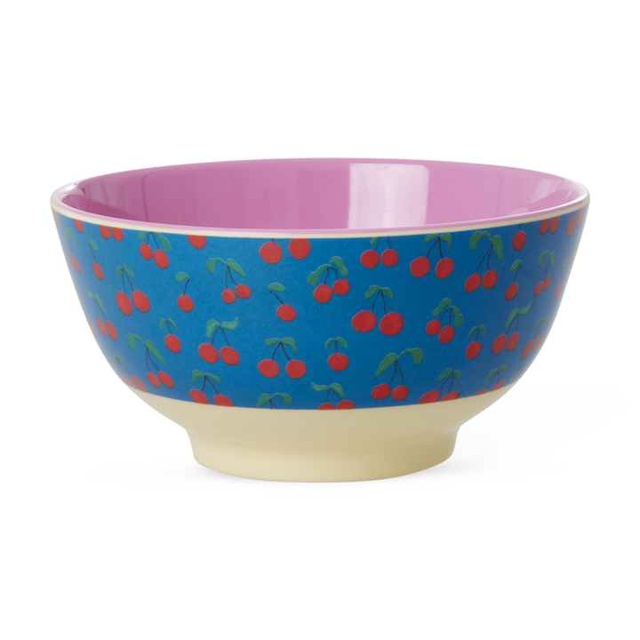 Medium Melamine Bowl - Cherry Love Print - 23.7oz - Rice By Rice