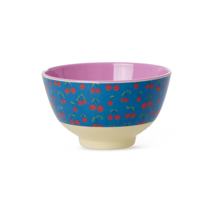 Small Melamine Bowl - Cherry Love Print - 10.1oz - Rice By Rice