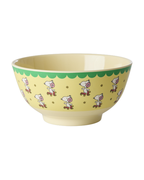 Medium Bowl - Yellow - Snoopy Print - EARLY JUNE DELIVERY - Rice By Rice