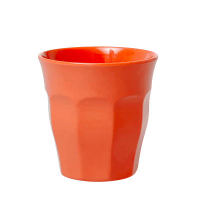 Small Melamine Cup | Orange - Rice By Rice