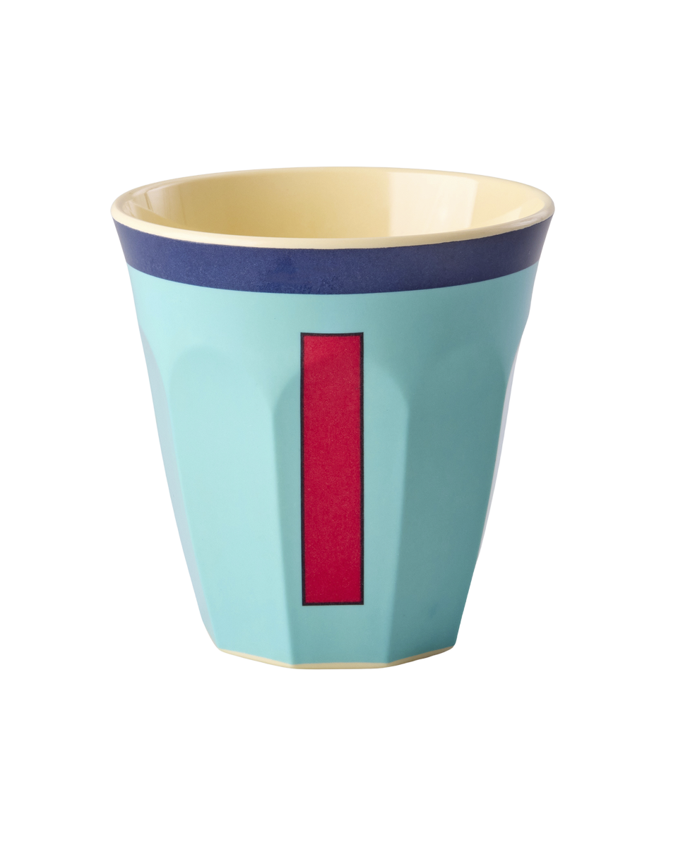 Melamine Cup with the Letter I - Vintage - Mint - Medium - 8.45 oz