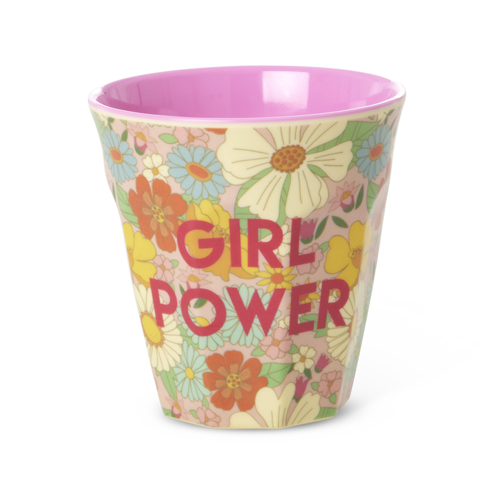 Medium Cup - Flower Power Print - Rice By Rice