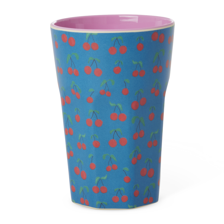 Melamine Tall Cup - Cherry Love Print - 13.5oz - Rice By Rice