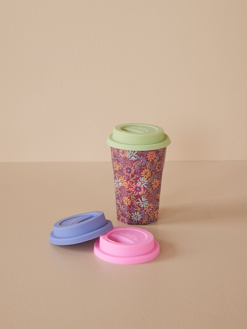 Silicone Lid for Melamine Medium and Tall Cups | Pink - Rice By Rice
