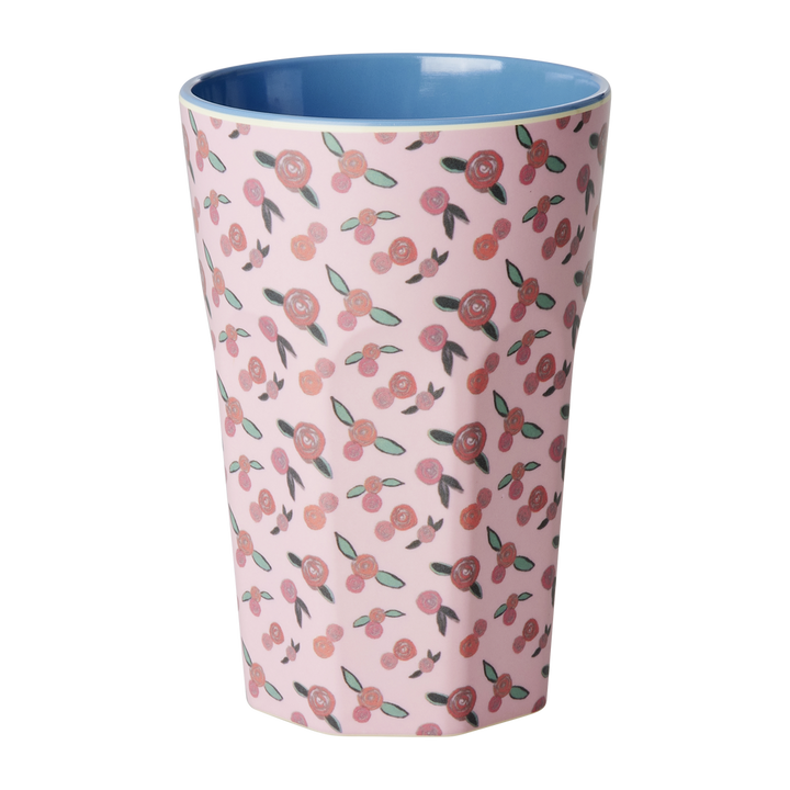 Melamine Tall Cup - Rose is a Rose Print - Rice By Rice