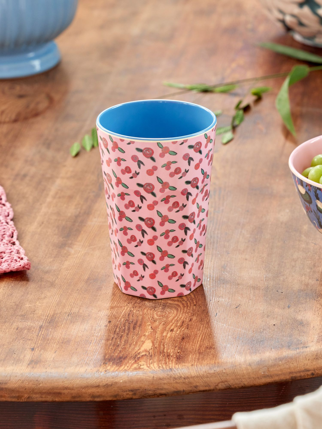 Melamine Tall Cup - Rose is a Rose Print - Rice By Rice