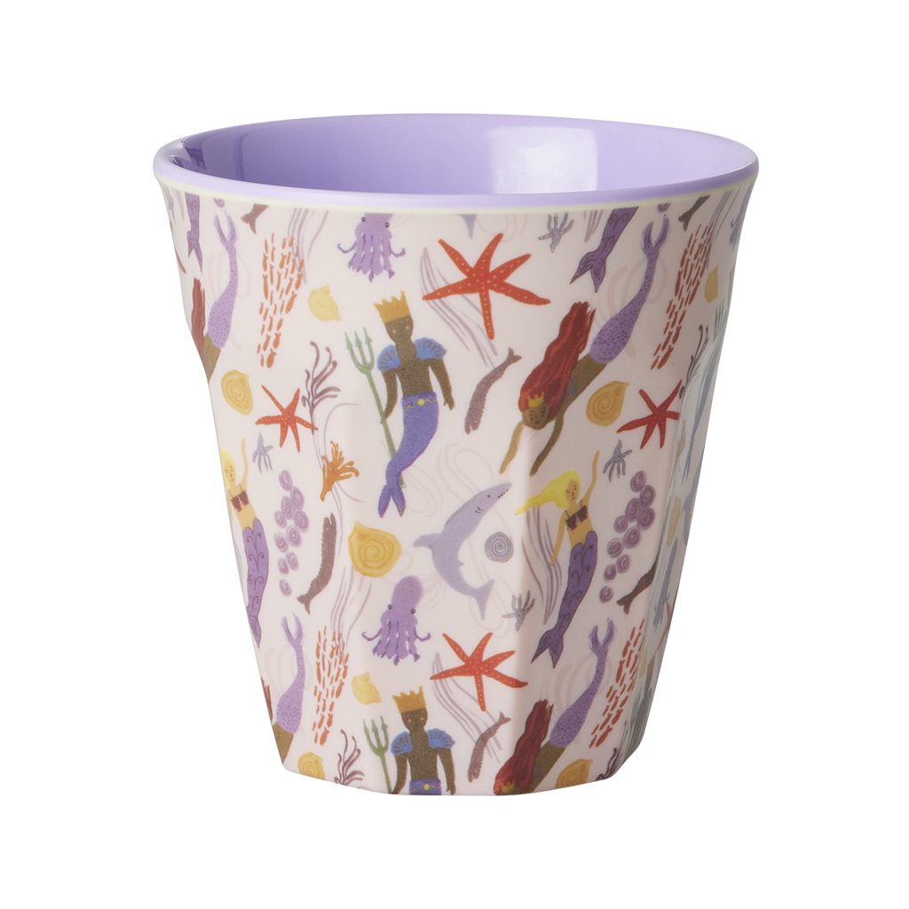 Medium Cup - Mermaid Print - Rice By Rice