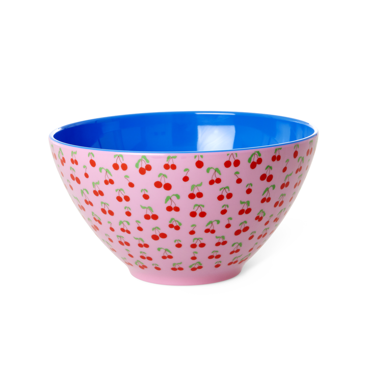 Melamine Salad Bowl - Cherry Love Print - 84.5oz - Rice By Rice