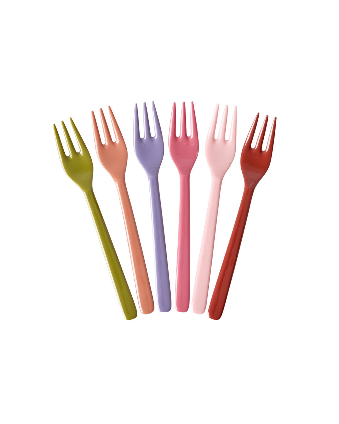 Cake Fork - Multicolor - Set of 6