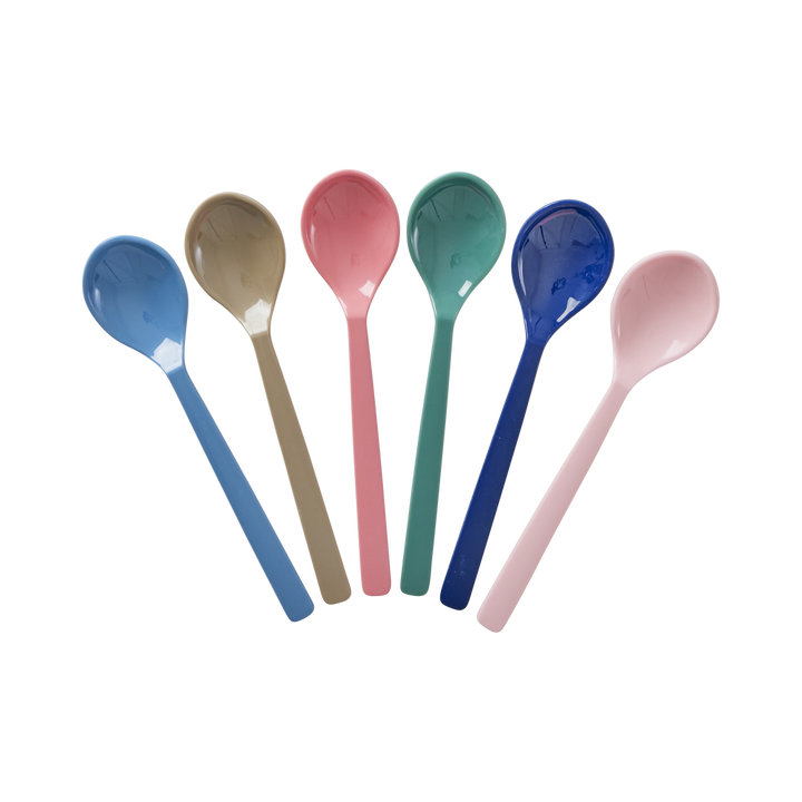 Melamine Teaspoon - A New York Minute Set of 6 Spoons - Rice By Rice