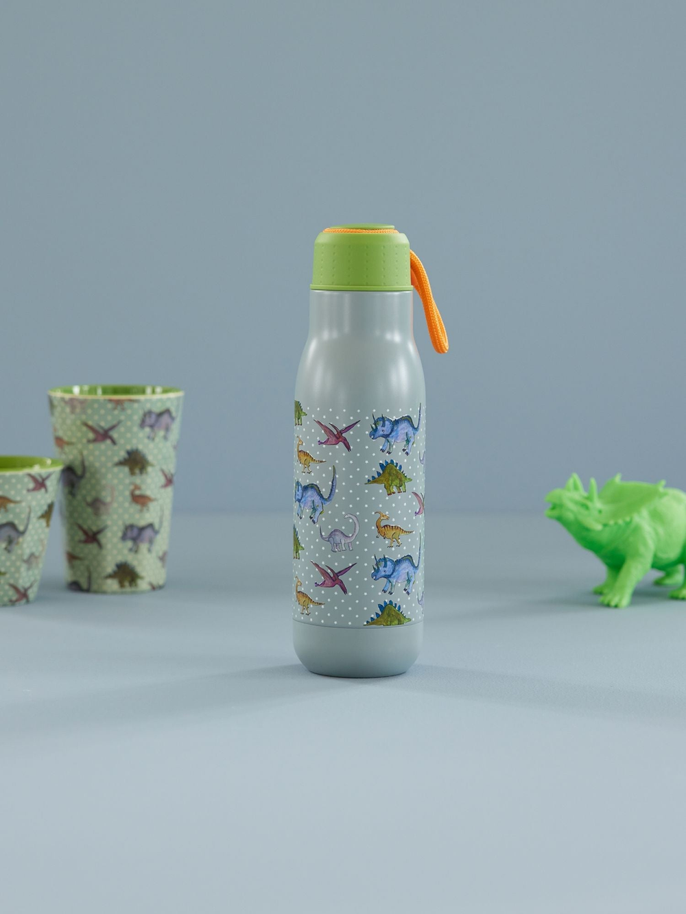 Stainless Steel Thermo Bottle | New Dino Print - Rice By Rice