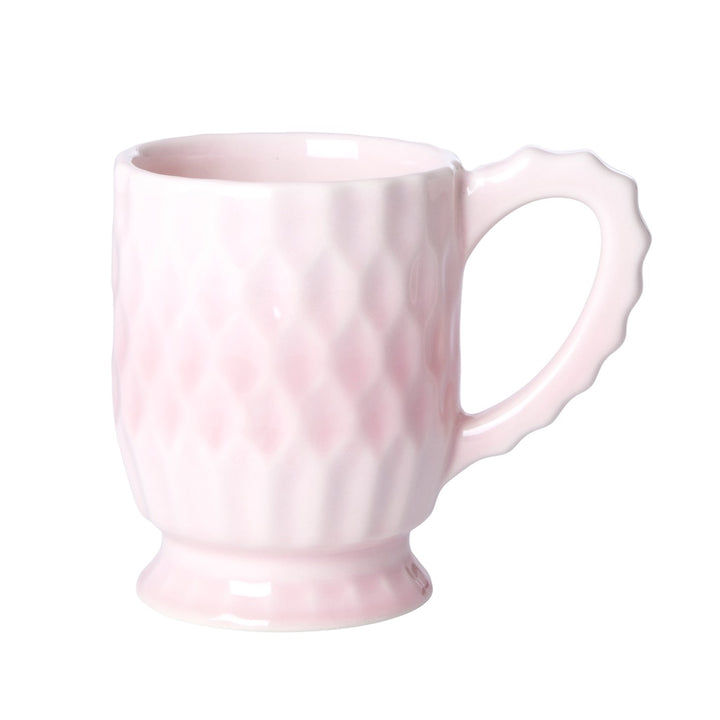 Ceramic Mug - Pink. Set of 6 mugs - Rice By Rice