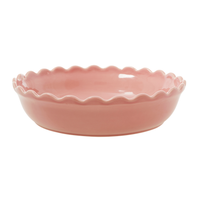 Large Round Stoneware Oven Dish - Soft Pink - Rice By Rice
